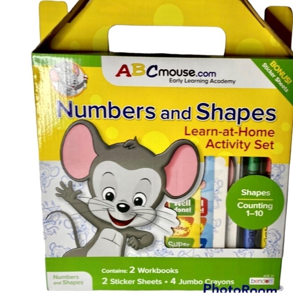 🔵 NIB ABCmouse.com Letters And Shapes Learn-At-Home Activity Set